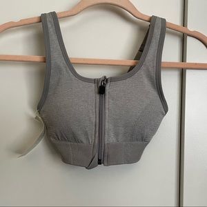 Nwt Xsmall gray sports bra